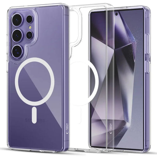 Tech-Protect FlexAir Hybrid MagSafe Case for Samsung Galaxy S25 Ultra - Clear - Cell phone cases and covers<<<HurtelXML