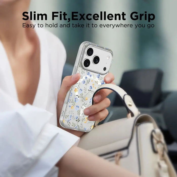 Tech-Protect FlexAir MagSafe Case for iPhone 17 Pro - Daisies with Leaves - Cell phone cases and covers<<<HurtelXML