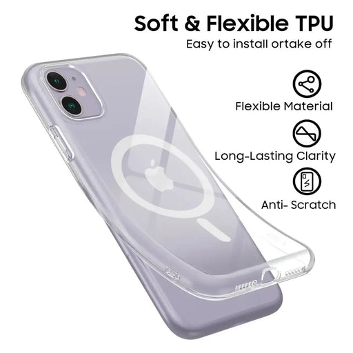 Tech-Protect FlexAir MagSafe iPhone 11 Case - Clear - Cell phone cases and covers<<<HurtelXML