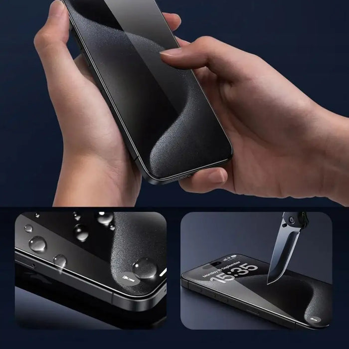 Tech-Protect Glass Fit+ 2-pack tempered glass for iPhone 17 Air - transparent - Cell phone tempered glass<<<HurtelXML