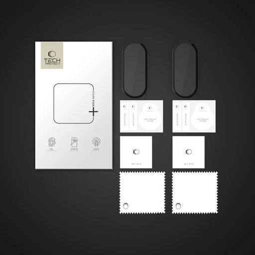 Tech-Protect Glass Flex+ 2-pack hybrid glass for Xiaomi Smart Band 10 / 10 NFC - black - Cell phone tempered