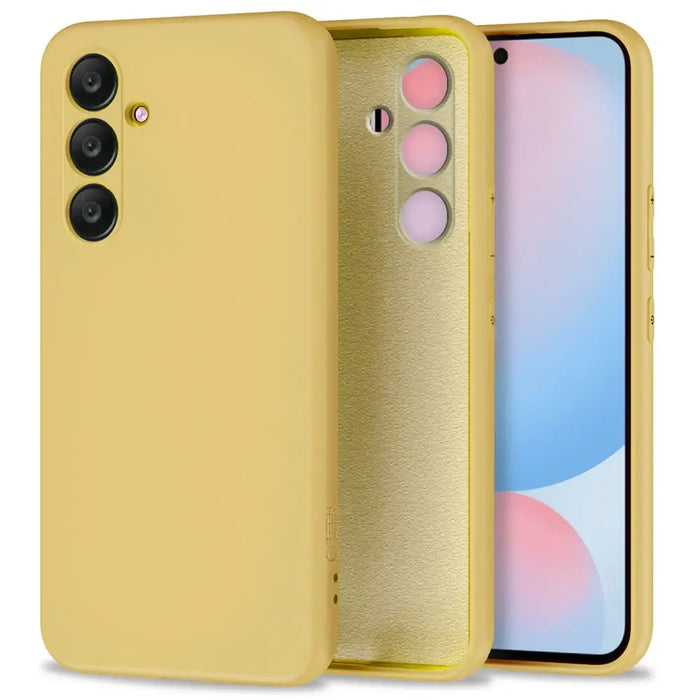 Tech-Protect Icon Case for Samsung Galaxy S24 FE - Yellow - Cell phone cases and covers<<<HurtelXML