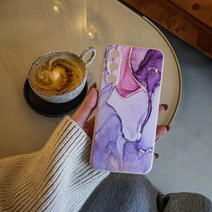 Tech-Protect Icon Case for Xiaomi Redmi 14C / Poco C75 - Marble - Cell phone cases and covers<<<HurtelXML