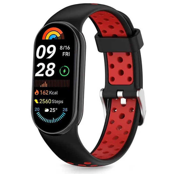 Tech-Protect IconBand Air Strap for Xiaomi Smart Band 8 / 9 / 10 / NFC - Black and Red - Other cell phone