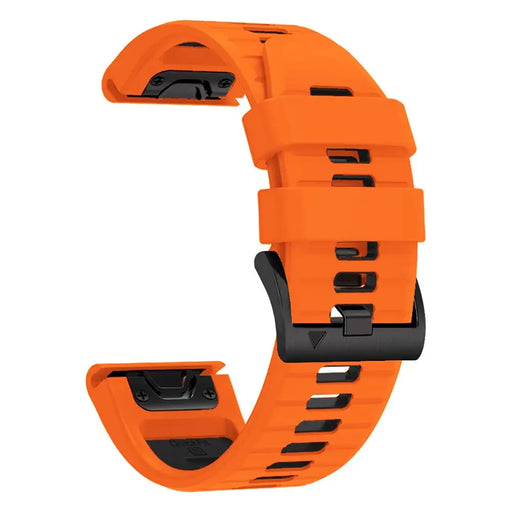 Tech-Protect IconBand Pro Strap for Garmin Fenix 3 / 5X / 3HR / 5X Plus / 6X / 6X Pro / 7X - Orange-Black - Other cell