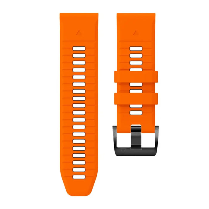 Tech-Protect IconBand Pro Strap for Garmin Fenix 3 / 5X / 3HR / 5X Plus / 6X / 6X Pro / 7X - Orange-Black - Other cell