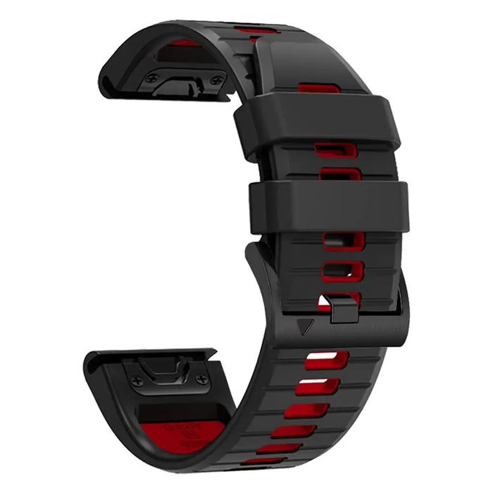 Tech-Protect IconBand Pro Strap for Garmin Fenix 3 / 5X / 3HR / 5X Plus / 6X / 6X Pro / 7X - Black/Red - Other cell