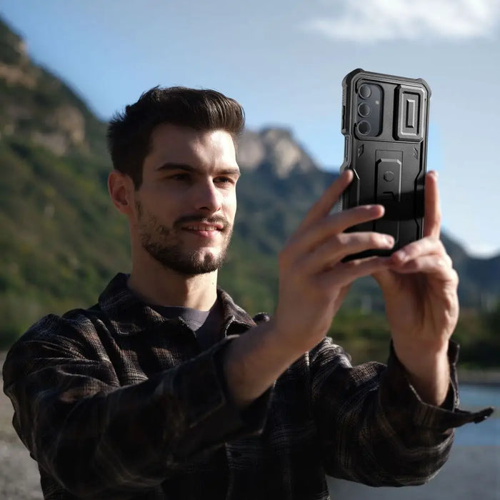 Tech-Protect Kevlar Cam+ Case for Samsung Galaxy A16 4G / 5G - Black - Cell phone cases and covers<<<HurtelXML