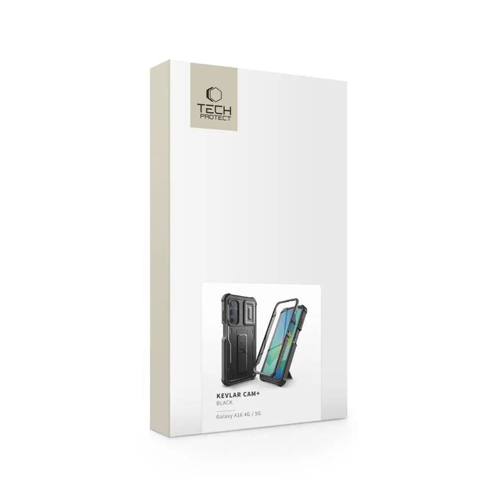 Tech-Protect Kevlar Cam+ Case for Samsung Galaxy A16 4G / 5G - Black - Cell phone cases and covers<<<HurtelXML