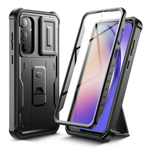 Tech-Protect Kevlar Cam+ Case for Samsung Galaxy A55 5G - Black - Cell phone cases and covers<<<HurtelXML