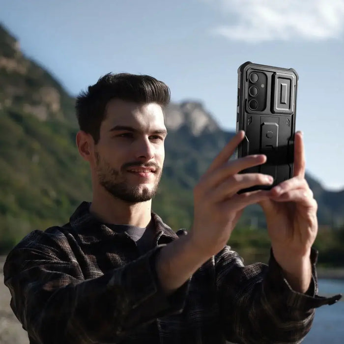 Tech-Protect Kevlar Cam+ Case for Samsung Galaxy S24 FE - Black - Cell phone cases and covers<<<HurtelXML