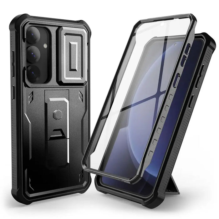 Tech-Protect Kevlar Cam+ Case for Samsung Galaxy S25+ - Black - Cell phone cases and covers<<<HurtelXML