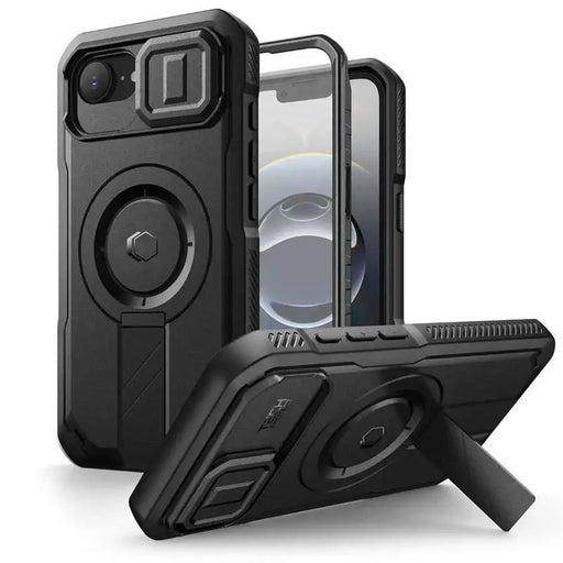 Tech-Protect Kevlar Magsafe Case for iPhone 16e - Black - Cell phone cases and covers<<<HurtelXML