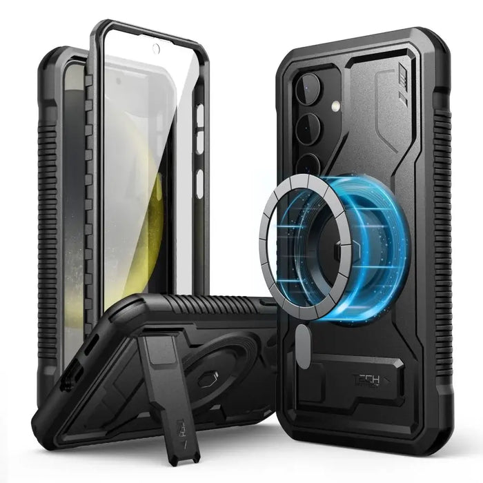 Tech-Protect Kevlar MagSafe+ Case for Samsung Galaxy S24+ - Black - Cell phone cases and covers<<<HurtelXML