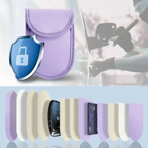 Tech-Protect KLR100 RFID Blocking Car Key Case - Purple - Cell phone cases and covers<<<HurtelXML