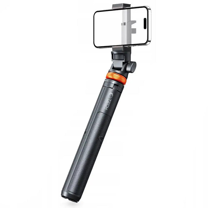 Tech-Protect L03S Bluetooth selfie stick with remote control tripod up to 148cm and 180 head - white - Photo