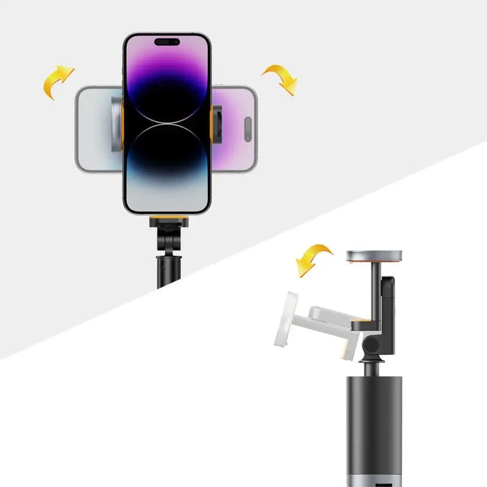 Tech-Protect L08S Bluetooth Selfie Stick with Remote Control Tripod up to 141cm - Black - Photo accessories<<<HurtelXML