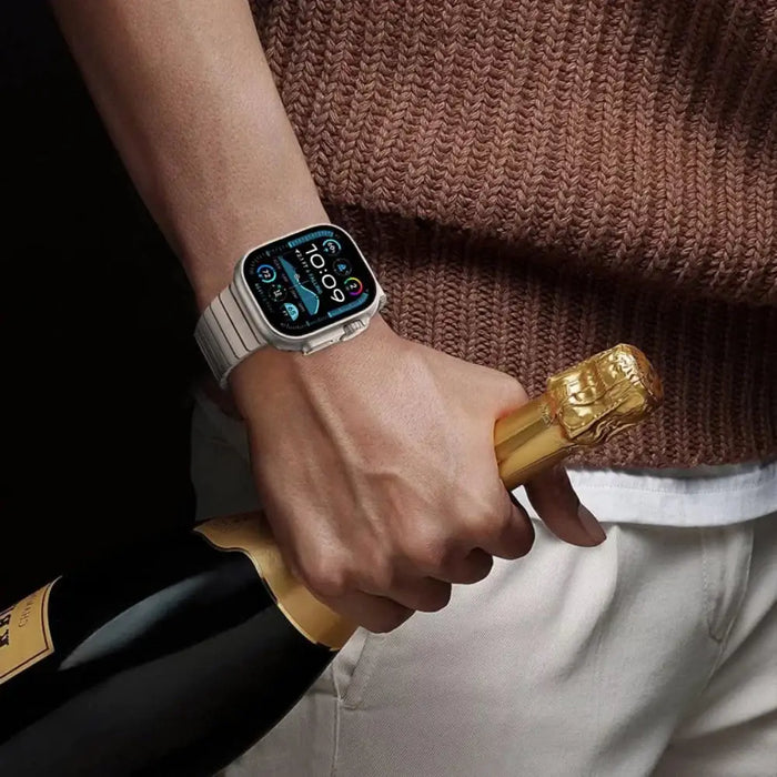 Tech-Protect LinkBand Bracelet for Apple Watch 44 / 45 / 46 / 49 mm - Titanium - Other cell phone equipment<<<HurtelXML