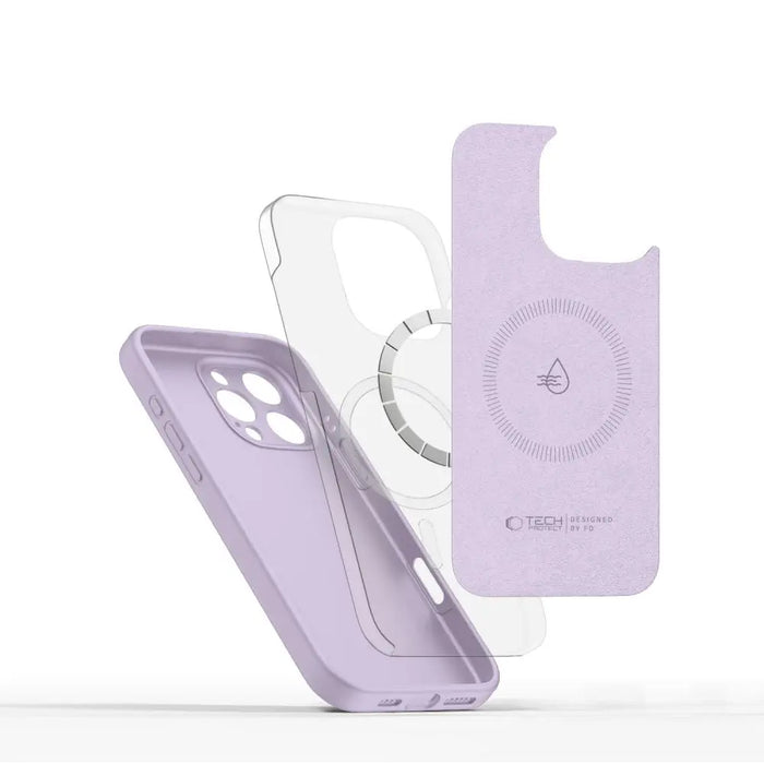 Tech-Protect Liquid Silicone MagSafe Case for iPhone 16 Pro Max - Purple - Cell phone cases and covers<<<HurtelXML