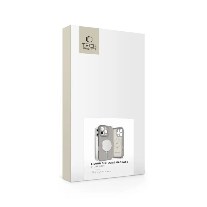 Tech-Protect Liquid Silicone MagSafe Case for iPhone 16 Pro Max - Black - Cell phone cases and covers<<<HurtelXML