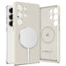 Tech-Protect Liquid Silicone MagSafe Case for Samsung Galaxy S25 Ultra - White - Cell phone cases and covers<<<HurtelXML