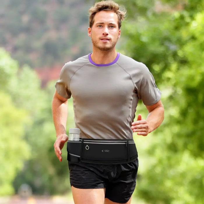 Tech-Protect M3 Universal Sport Waist Bag - Black - Laptop bags<<<HurtelXML