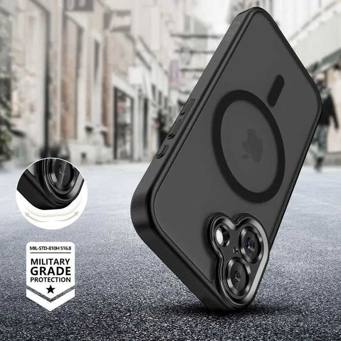 Tech-Protect MagCam MagSafe Case for iPhone 17 - Matte Black - Cell phone cases and covers<<<HurtelXML