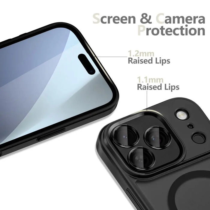 Tech-Protect MagCam MagSafe Case for iPhone 17 Pro Max - Matte Black - Cell phone cases and covers<<<HurtelXML