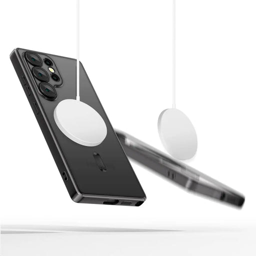 Tech-Protect MagFlex Case for Samsung Galaxy S25 Ultra - Clear Black - Cell phone cases and covers<<<HurtelXML