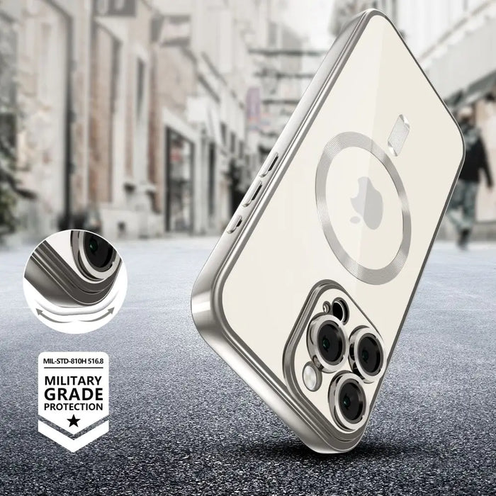 Tech-Protect MagFlex MagSafe case for iPhone 16 Pro - titanium - Cell phone cases and covers<<<HurtelXML