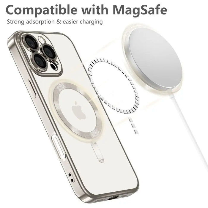 Tech-Protect MagFlex MagSafe case for iPhone 16 Pro - titanium - Cell phone cases and covers<<<HurtelXML