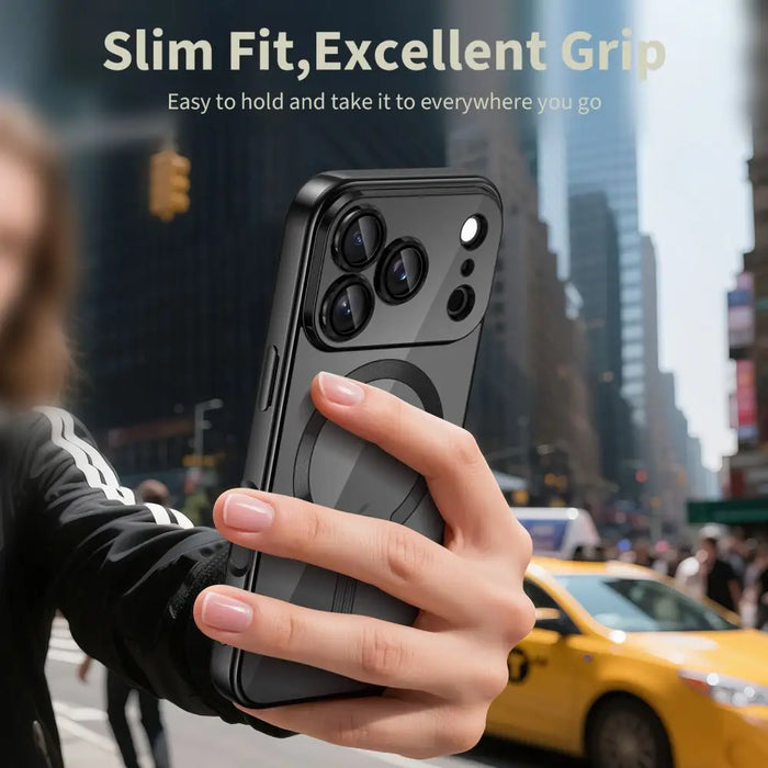 Tech-Protect MagFlex MagSafe Case for iPhone 17 - Clear Black - Cell phone cases and covers<<<HurtelXML