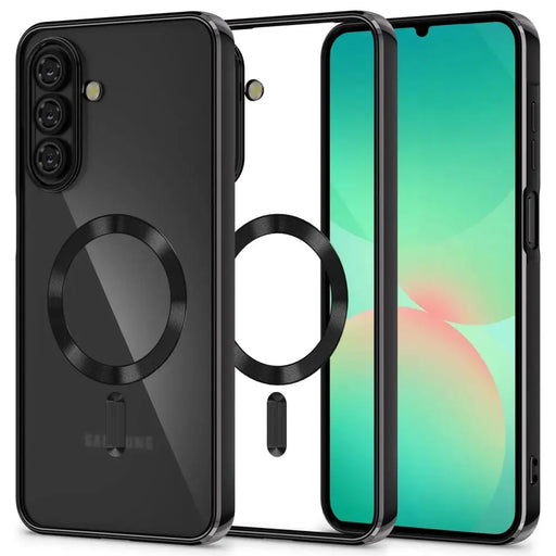 Tech-Protect MagFlex MagSafe Case for Samsung Galaxy A26 5G - Clear Black - Cell phone cases and covers<<<HurtelXML