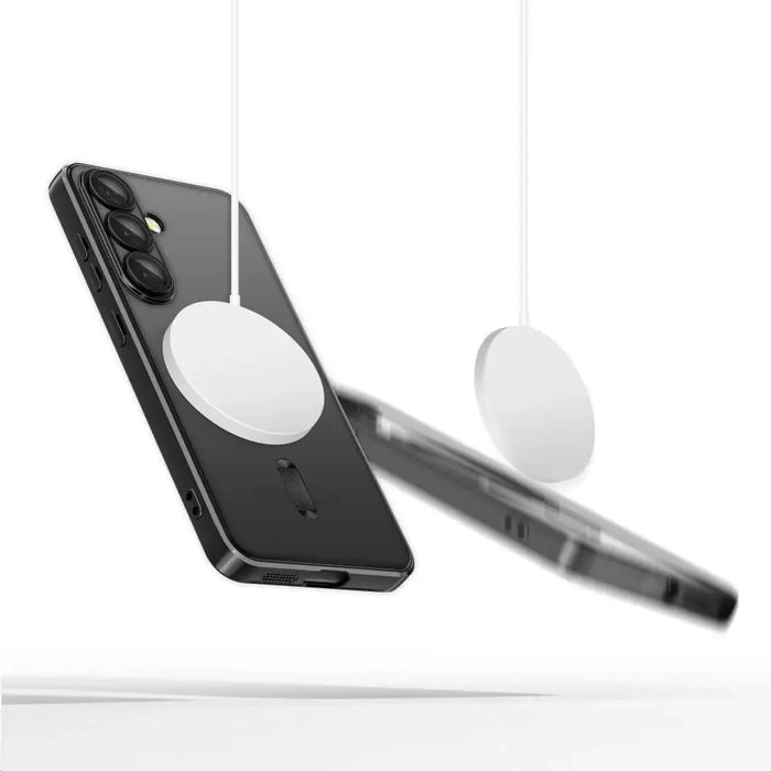 Tech-Protect MagFlex MagSafe Case for Samsung Galaxy A56 5G - Clear Black - Cell phone cases and covers<<<HurtelXML