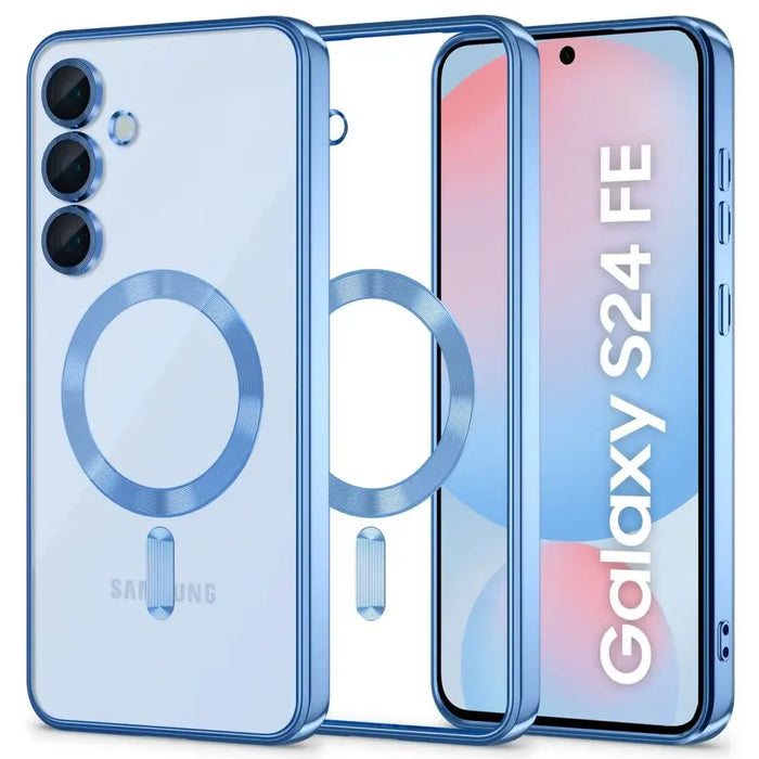 Tech-Protect MagFlex MagSafe case for Samsung Galaxy S24 FE - blue - Cell phone cases and covers<<<HurtelXML