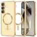 Tech-Protect MagFlex MagSafe Case for Samsung Galaxy S25+ - Transparent Gold - Cell phone cases and covers<<<HurtelXML