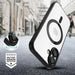 Tech-Protect MagFlex MagSafe iPhone 16 Case - Clear with Black Frame - Cell phone cases and covers<<<HurtelXML