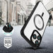 Tech-Protect MagFlex MagSafe iPhone 16 Pro Case - Clear with Black Frame - Cell phone cases and covers<<<HurtelXML