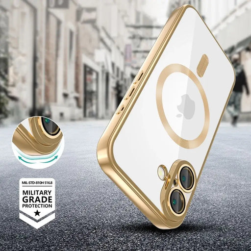 Tech-Protect MagFlex MagSafe iPhone 16e Case - Gold - Cell phone cases and covers<<<HurtelXML