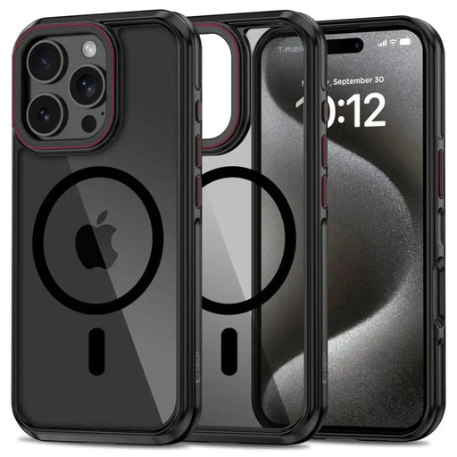 Tech-Protect MagHybrid MagSafe Case for iPhone 16 Pro Max - Black - Cell phone cases and covers<<<HurtelXML