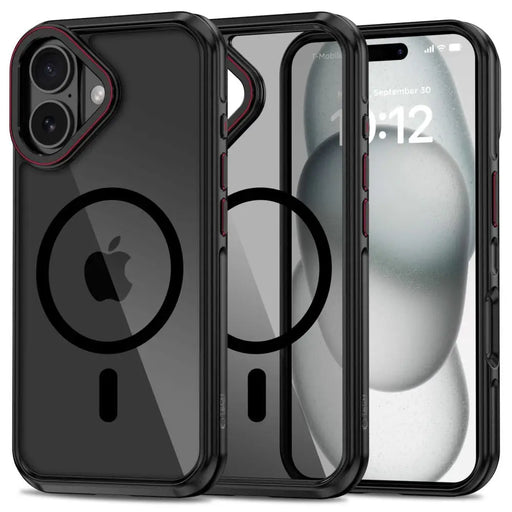 Tech-Protect MagHybrid MagSafe iPhone 16 Case - Black - Cell phone cases and covers<<<HurtelXML