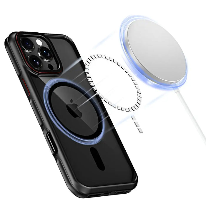 Tech-Protect MagHybrid MagSafe iPhone 16 Pro Case - Black - Cell phone cases and covers<<<HurtelXML