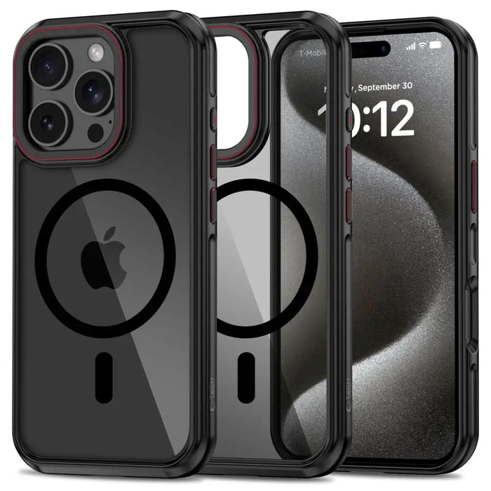 Tech-Protect MagHybrid MagSafe iPhone 16 Pro Case - Black - Cell phone cases and covers<<<HurtelXML