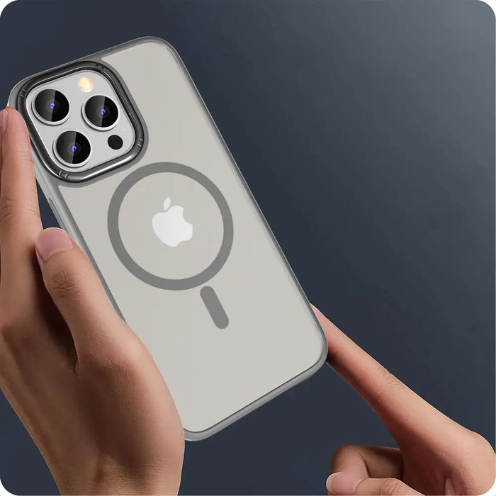 Tech-Protect MagMat 2 MagSafe case for iPhone 15 Pro Max - titanium matte - Cell phone cases and covers<<<HurtelXML