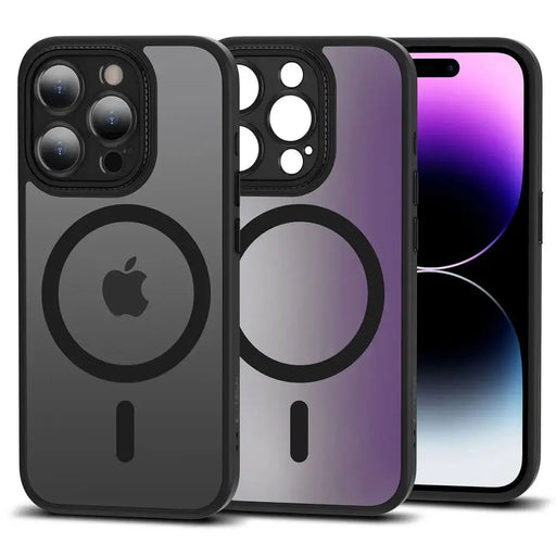 Tech-Protect MagMat Cam+ MagSafe Case for iPhone 15 Pro Max - Matte Black - Cell phone cases and covers<<<HurtelXML