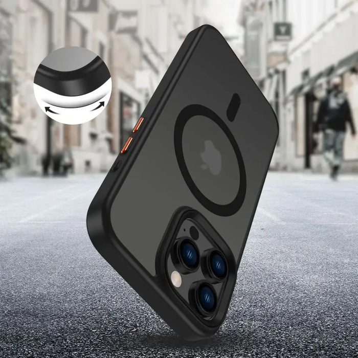 Tech-Protect MagMat Magsafe 3-set iPhone 16 Pro Case - Matte Black - Cell phone cases and covers<<<HurtelXML