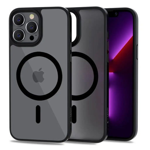 Tech-Protect MagMat MagSafe Case for iPhone 13 Pro Max - Matte Black - Cell phone cases and covers<<<HurtelXML