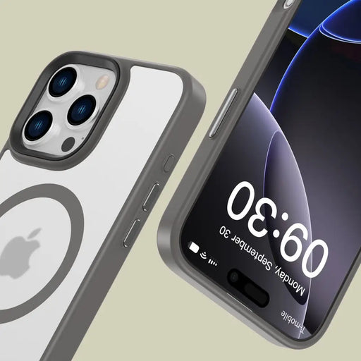 Tech-Protect MagMat MagSafe case for iPhone 16 Pro Max - titanium - Cell phone cases and covers<<<HurtelXML