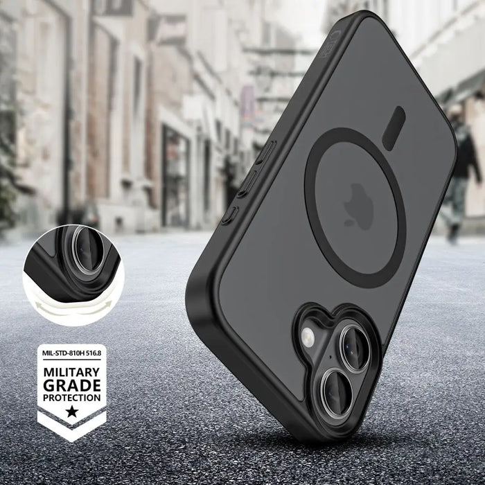 Tech-Protect MagMat MagSafe Case for iPhone 17 - Matte Black - Cell phone cases and covers<<<HurtelXML