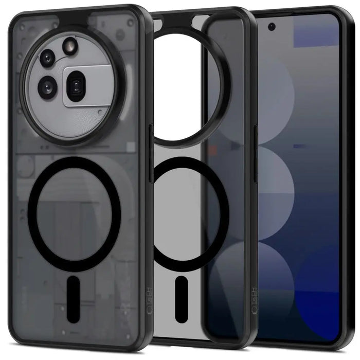 Tech-Protect MagMat MagSafe Case for Nothing Phone 3A Pro - Matte Black - Cell phone cases and covers<<<HurtelXML